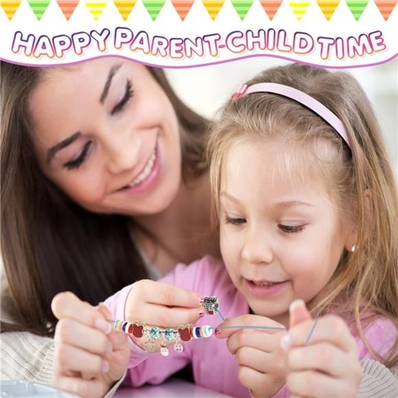 Charm Bracelet Making Kit, A Unicorn Girls Toy That Inspires Creativity - Picture 5 of 6